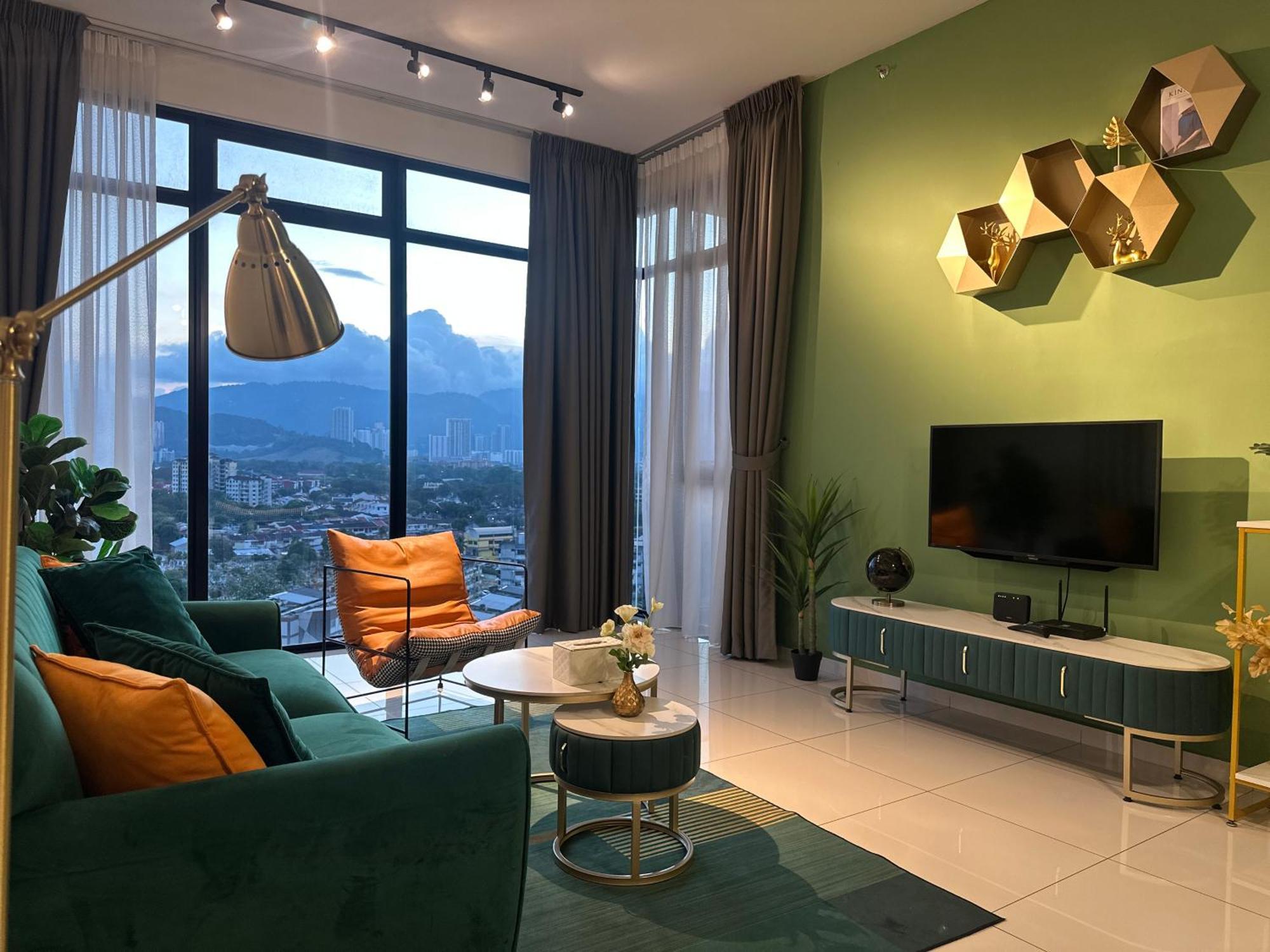 New 2Br Georgetown Warm And Lovely Homestay 10Pax-无敌美景两房民宿 Beacon Executive Suite Exterior photo