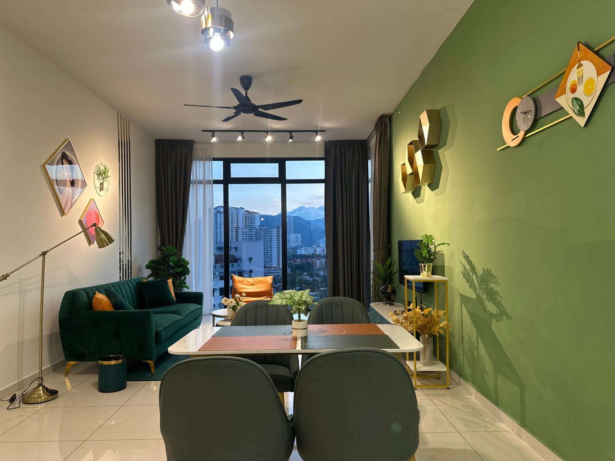 New 2Br Georgetown Warm And Lovely Homestay 10Pax-无敌美景两房民宿 Beacon Executive Suite Exterior photo